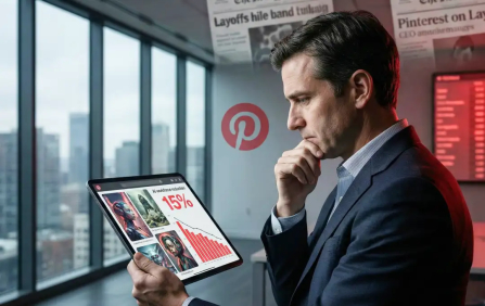 Pinterest Follows Amazon in Layoffs Trend, Shares Fall by 9%