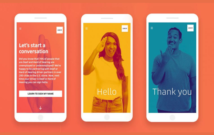 Uber Rolls Out a Feature to Teach American Sign Language