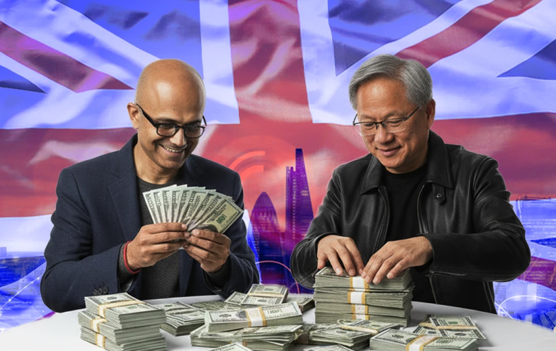 Microsoft, Nvidia, and Other Tech Giants Pour Over $40 Billion into the UK in AI Investment Surge