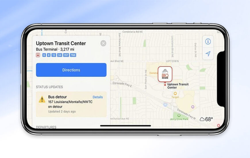 Apple Pushes Maps Transit Feature To Virginia And Missouri