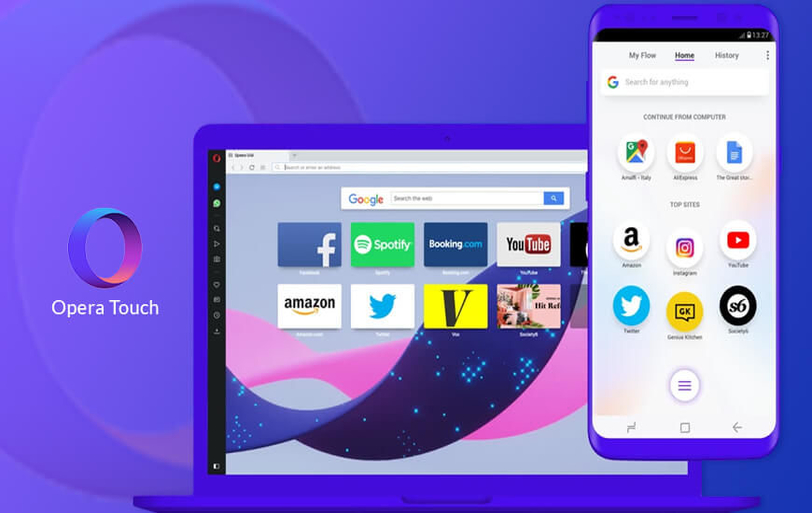 The New Opera Touch Android Browser Lets You Browse By One Hand