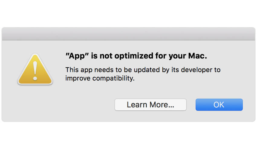 Apple End 32 bit support