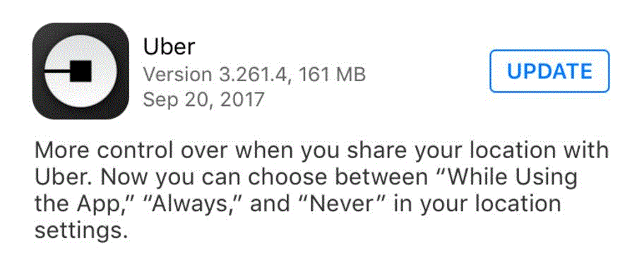 Uber Update