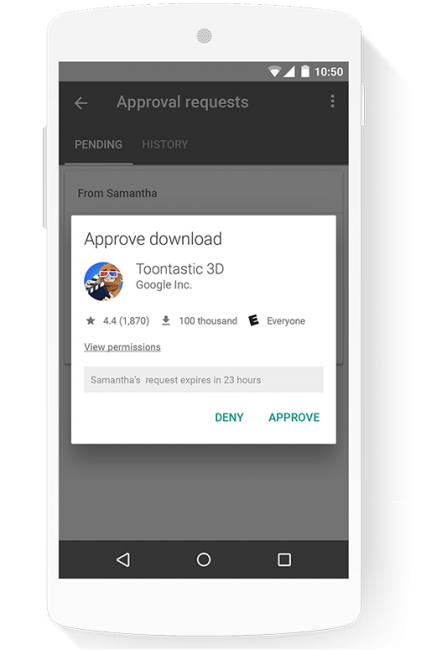 Family Link Mobile App