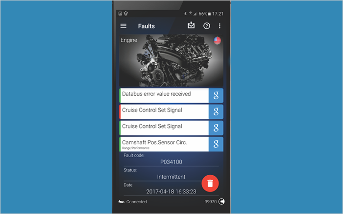 Engine, Equipment, and Fault code Reader