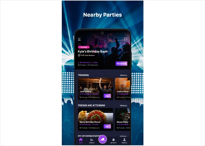 PartyShark app