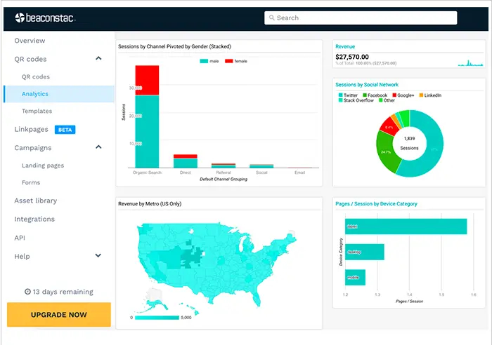 Beaconstac QR Code Generator 