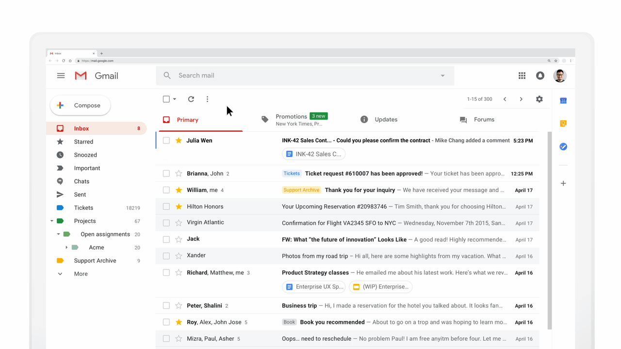 Google Releases AMP For Gmail