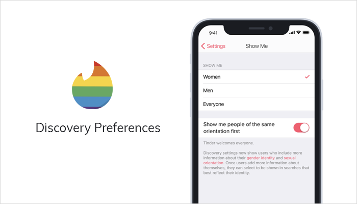 Discovery Preferences feature