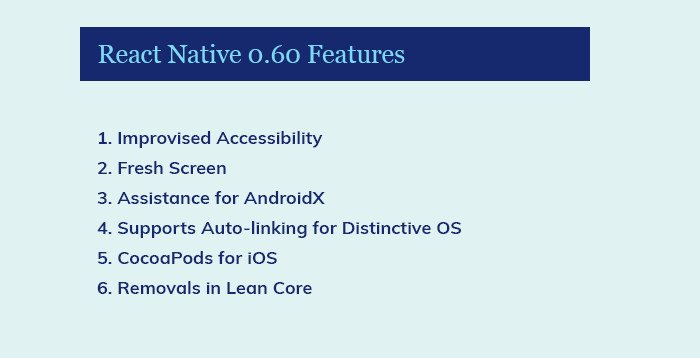 React Native 0.60 Features