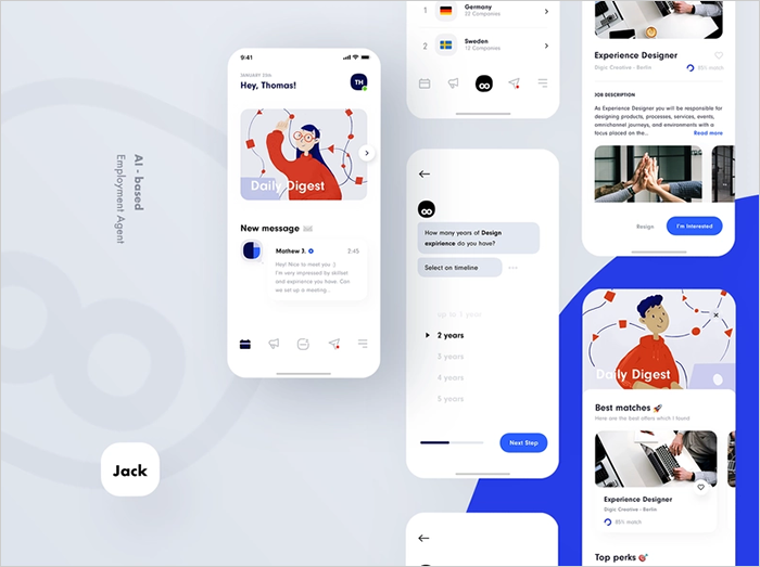 apps design inspiration