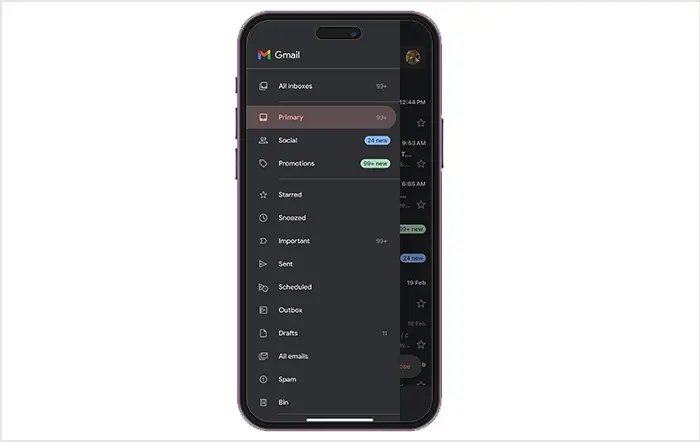 how to delete multiple emails in gmail on iphone