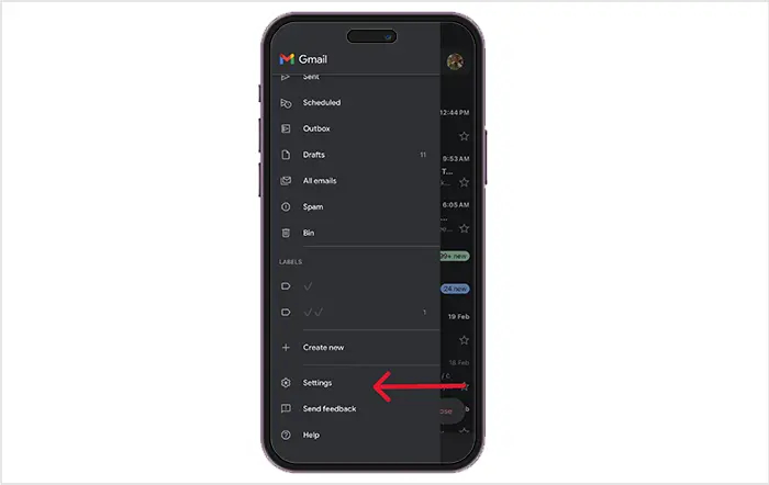 how to delete mass emails on gmail app