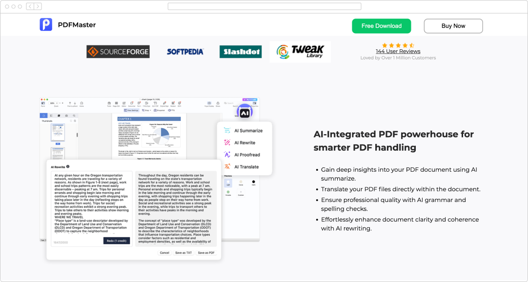 Features of Cisdem PDFMaster