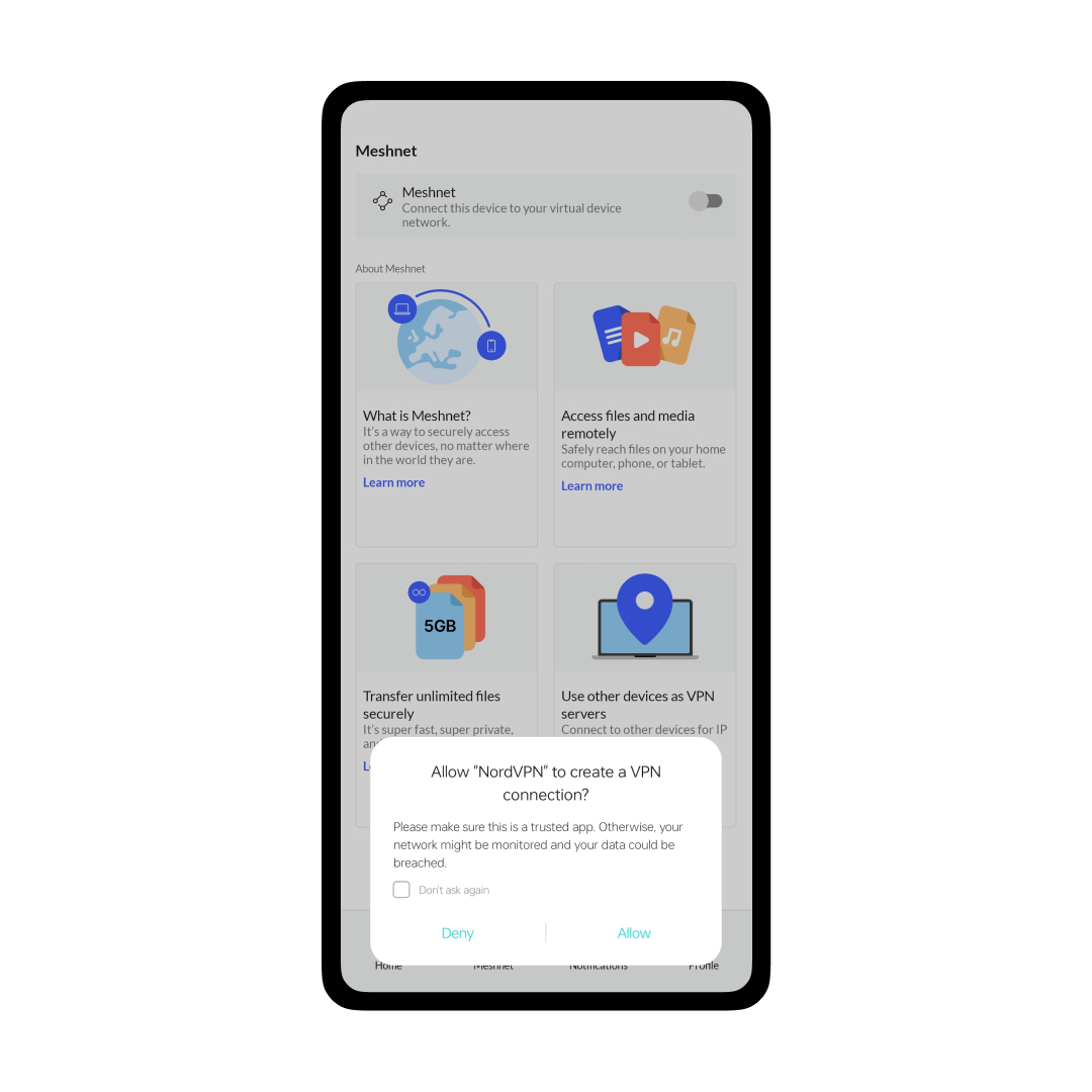 NordVPN subscription