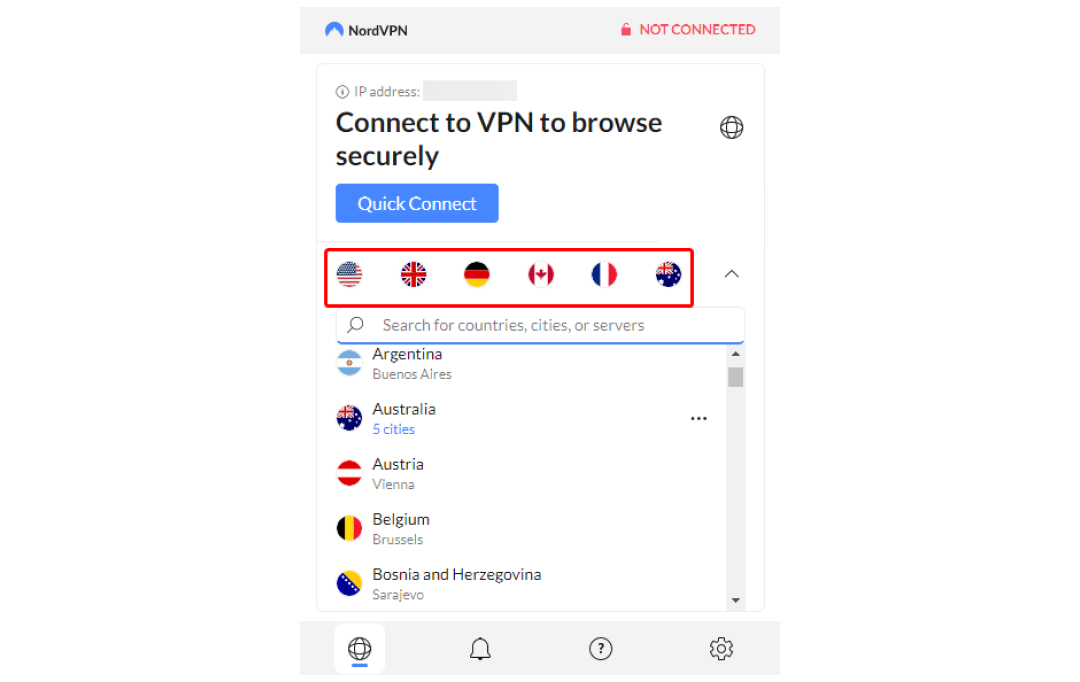NordVPN subscription