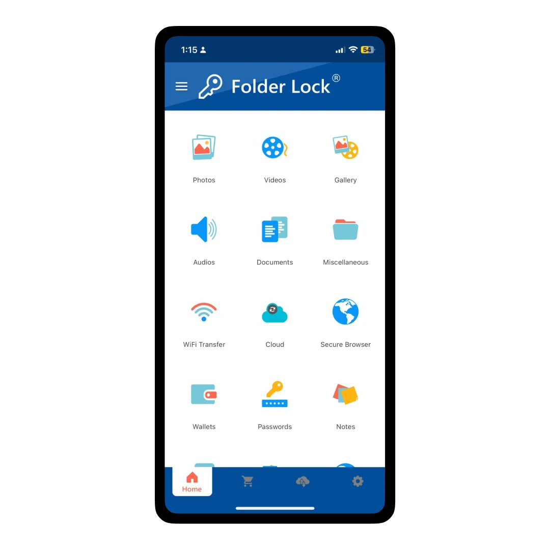 Gallery Lock feature