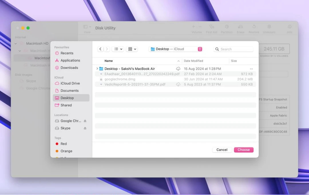Choose the folder you want to secure