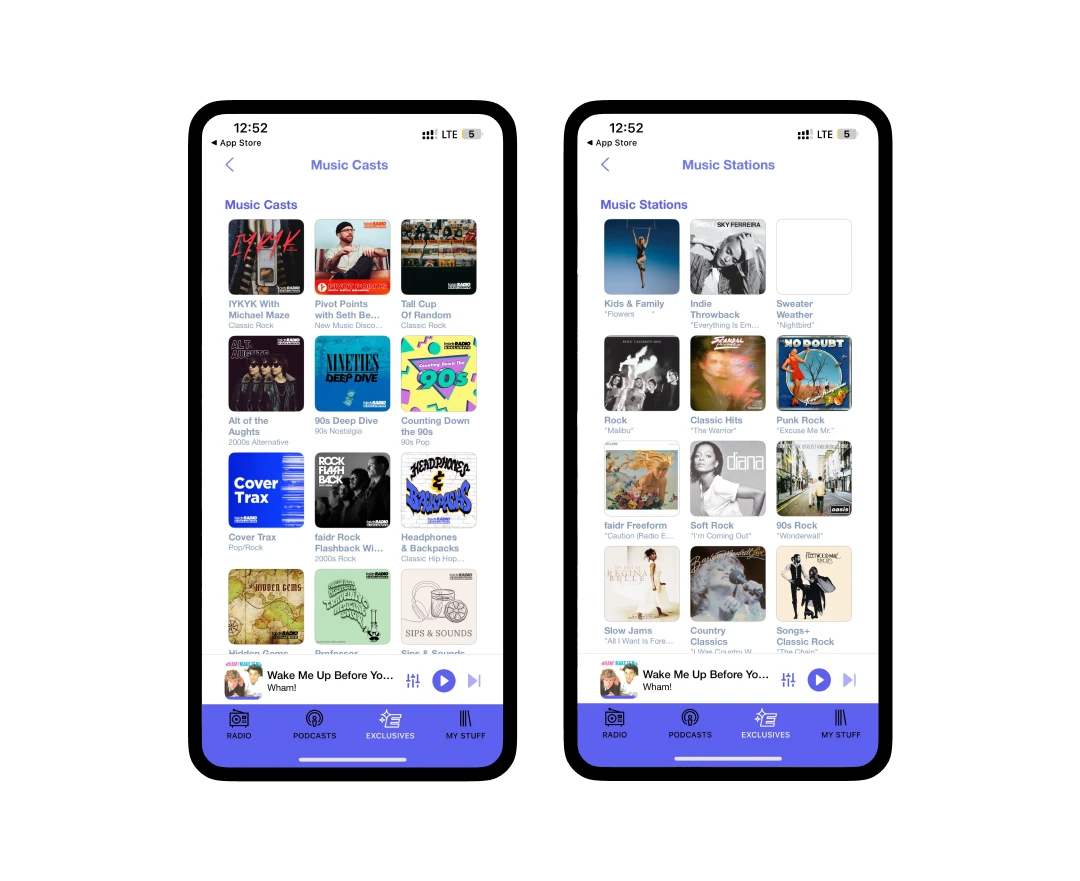 Integrated Music and Podcast Library