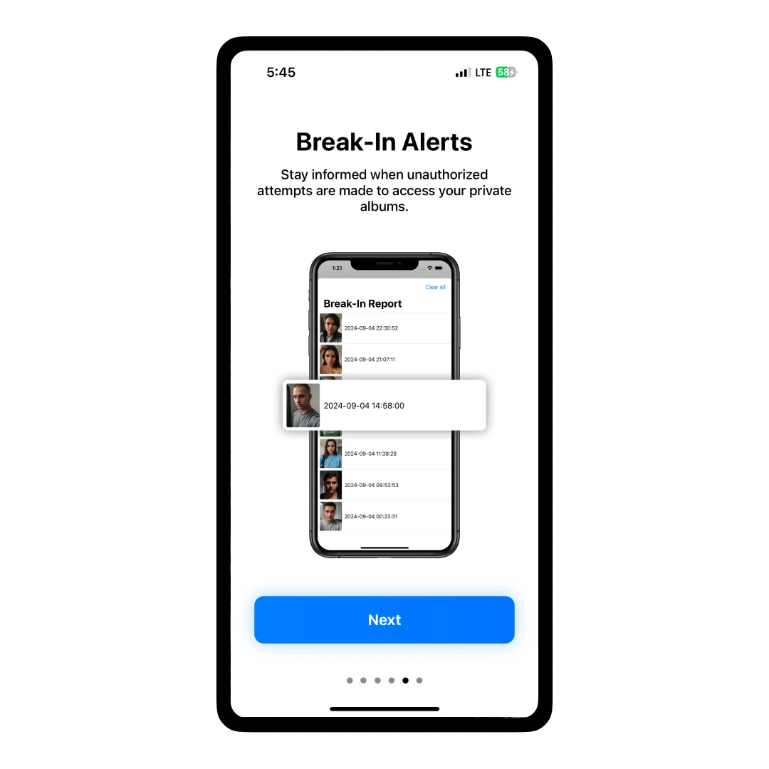 Break-In Alerts