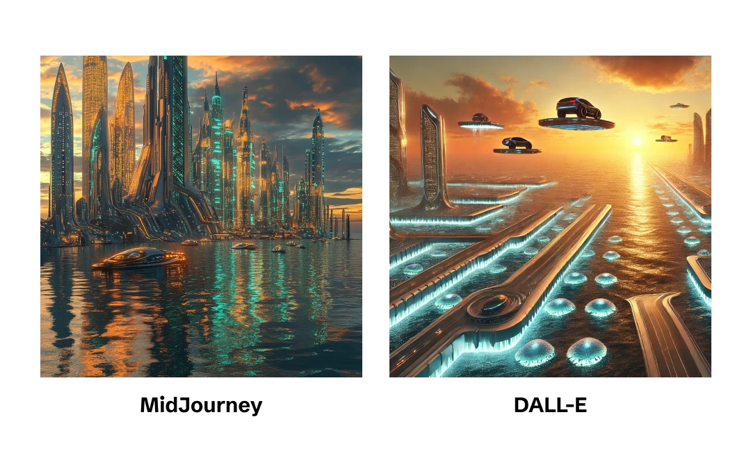 DALL-E vs Midjourney 3D Art Comparison