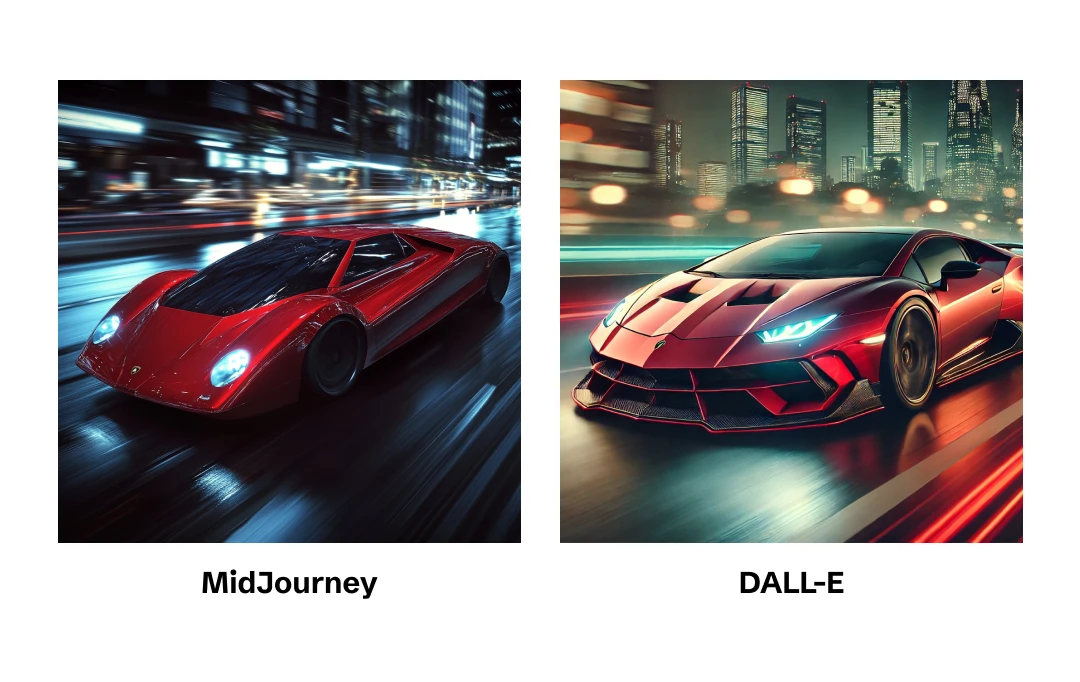 DALL-E vs Midjourney Concept Art Comparison