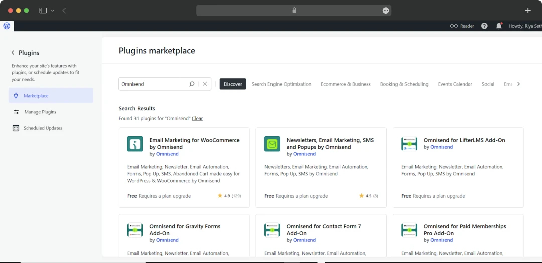 Omnisend WordPress Plugins