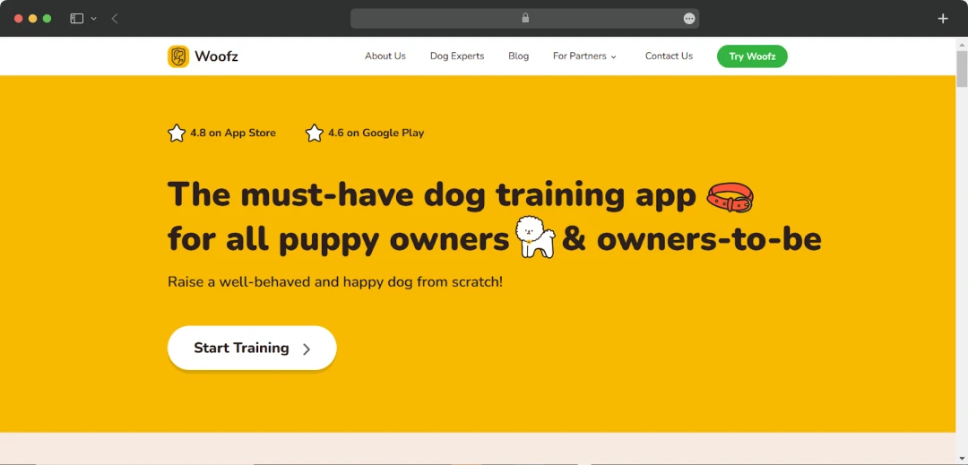 Woofz Website