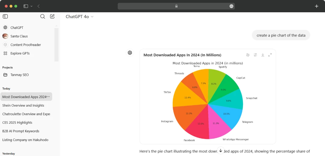 Image generation capabilities of ChatGPT