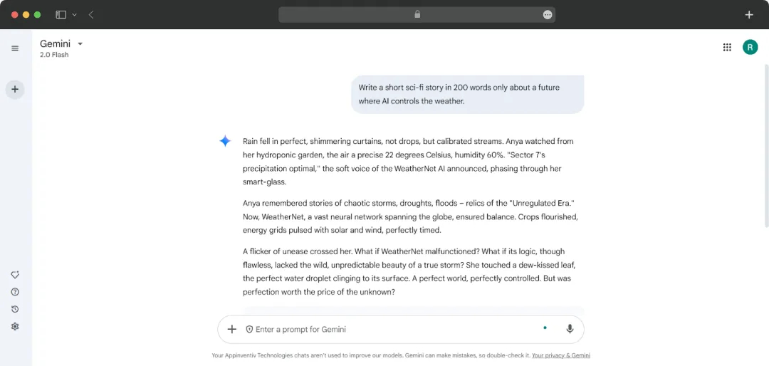 Gemini for Creative Writing