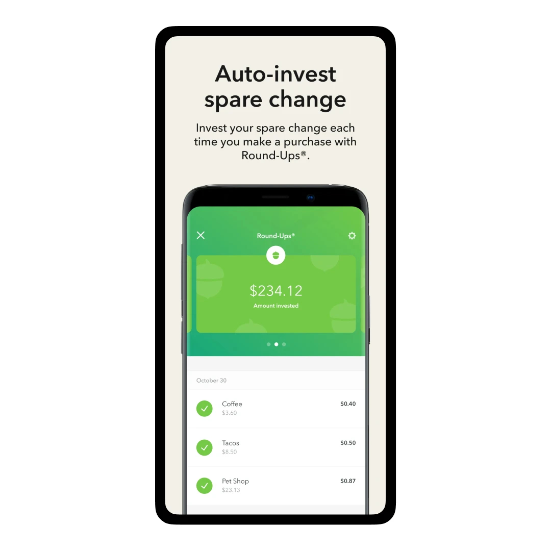 Acorns auto investment