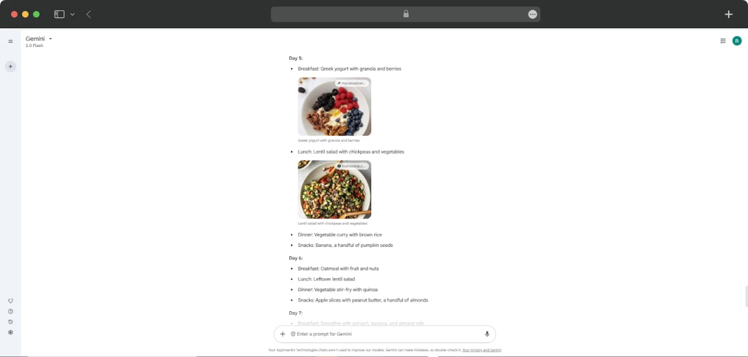 Gemini for automating tasks