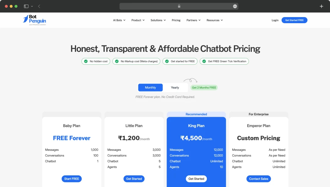Bot Penguin Subscription Costs