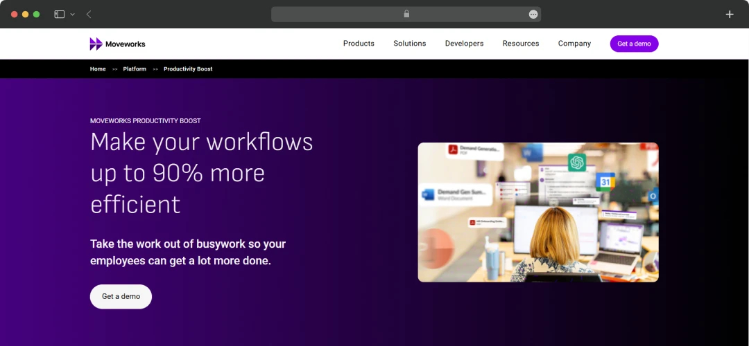 Moveworks productivity boost