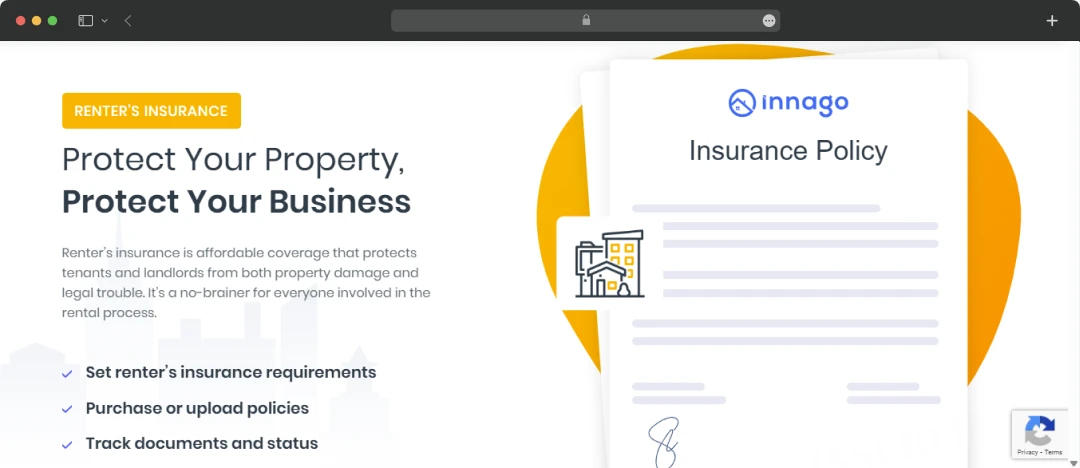 Easy insurance access on Innago