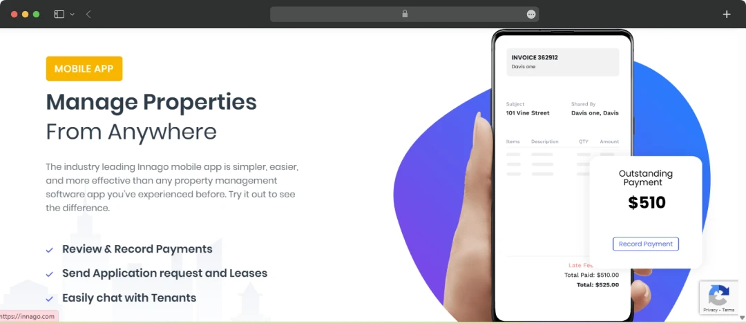 Access Innago through mobile apps