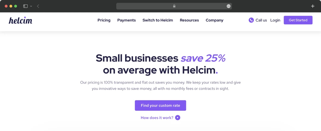 Helcim pricing