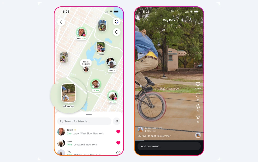 friends tab in reels