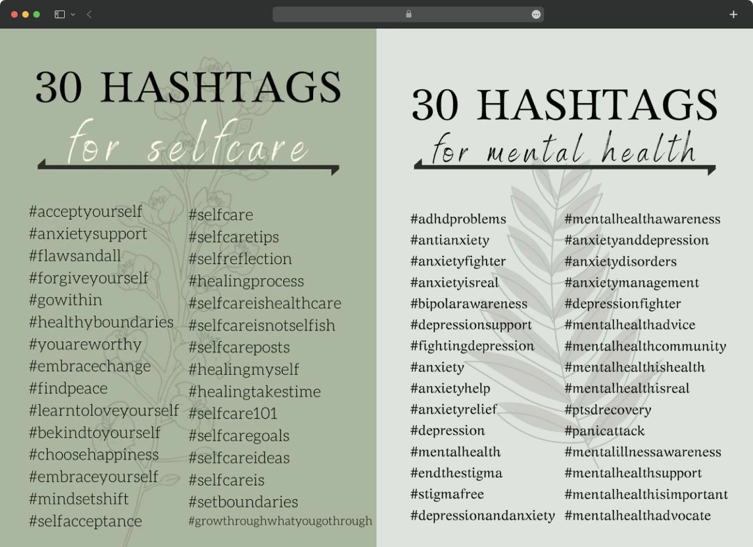 Instagram hashtags