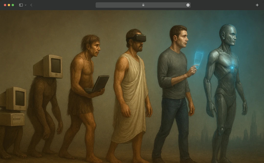 Evolutionary stages of AI