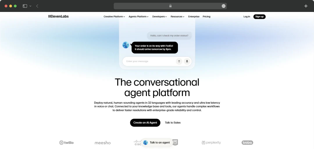 ElevenLabs AI Agents Platform