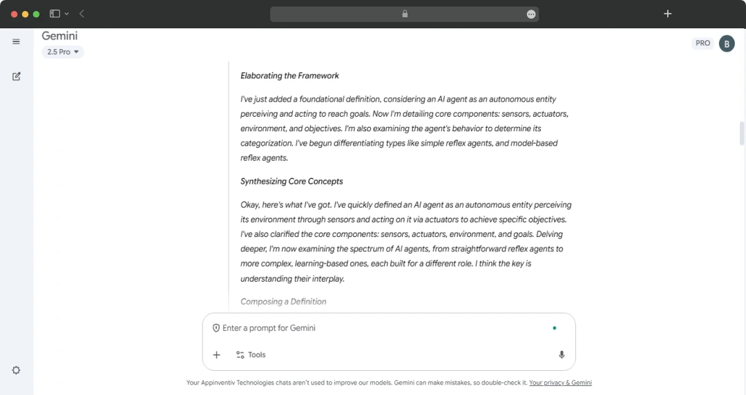 Synthesizing information for the request raised