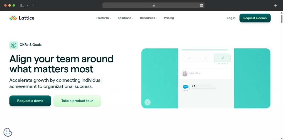 Lattice OKR and goals setting