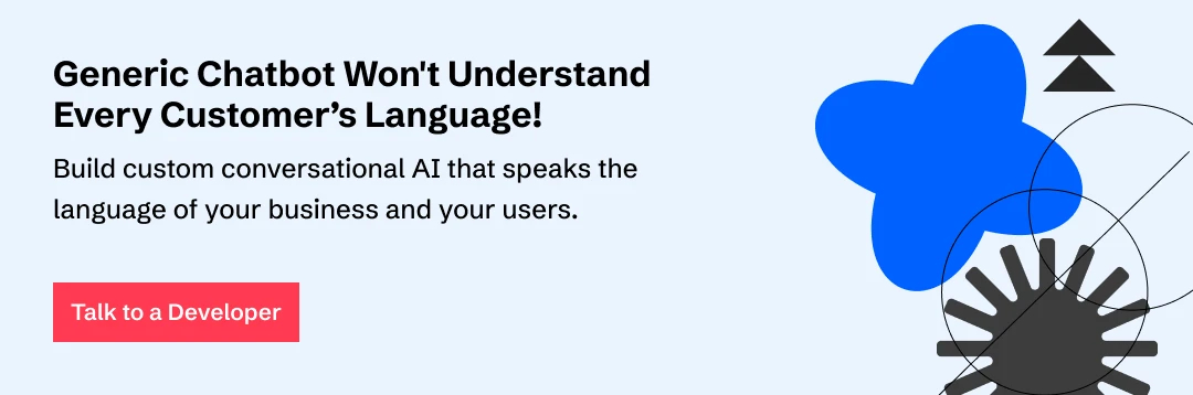 Talk to conversational AI development companies