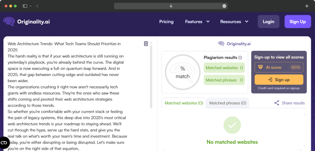 Plagiarism Detection