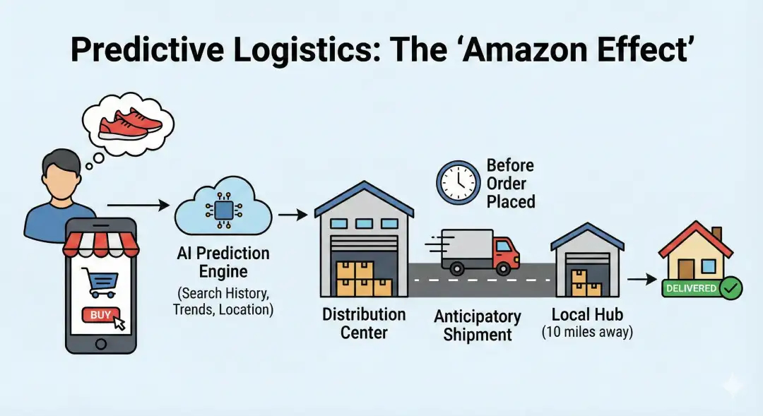 Amazon’s predictive logistics