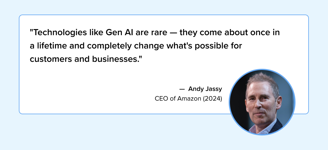 Andy Jassy's quote about Gen AI