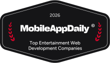 Top Entertainment Web Development Companies