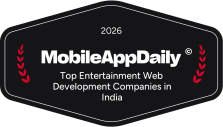 Top Entertainment Web Development Companies in India