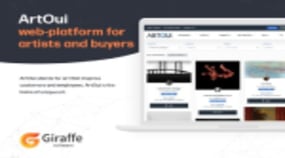 Artoui - web-platform for artists and buyers Portfolio Image